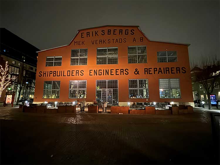 Shipbuilders building